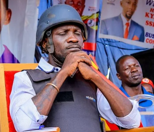 File image of NUP candidate Bobi Wine.